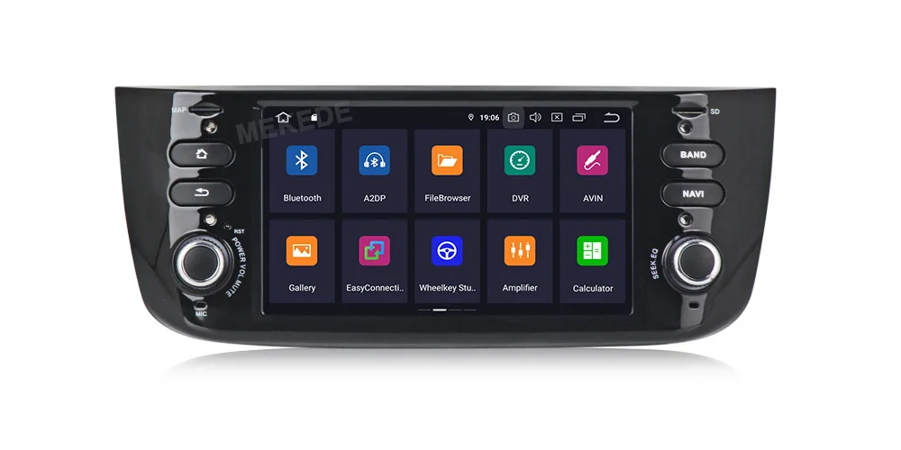 MEKEDE ips DSP Автомагнитола 6,2 дюймов Android 9,0 4+ 64G видео-выход автомобильный dvd-плеер для Fiat/Linea/Punto 2012