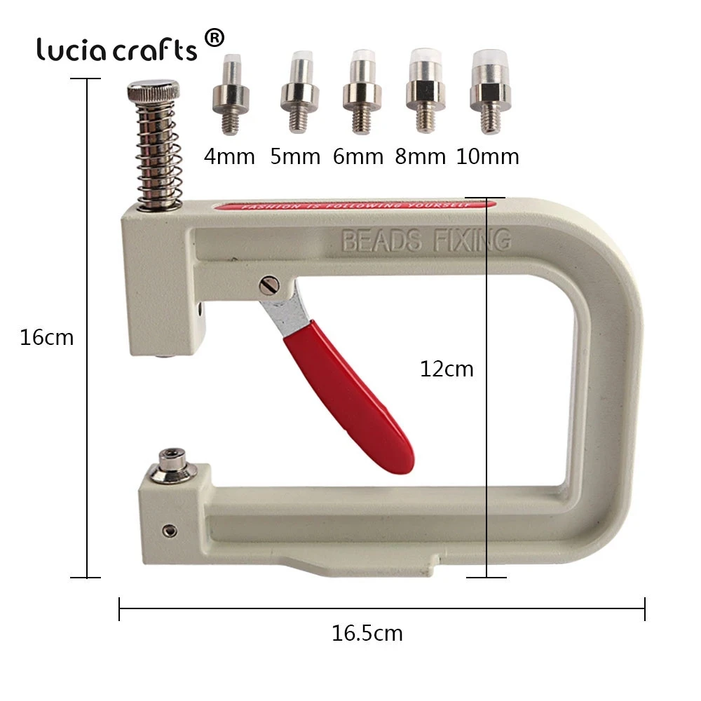 

1set/lot Pearl Beads Setting Machine Machine Tool For Garments Clothes Decor Beading DIY Handmade Kit Supplies J0251