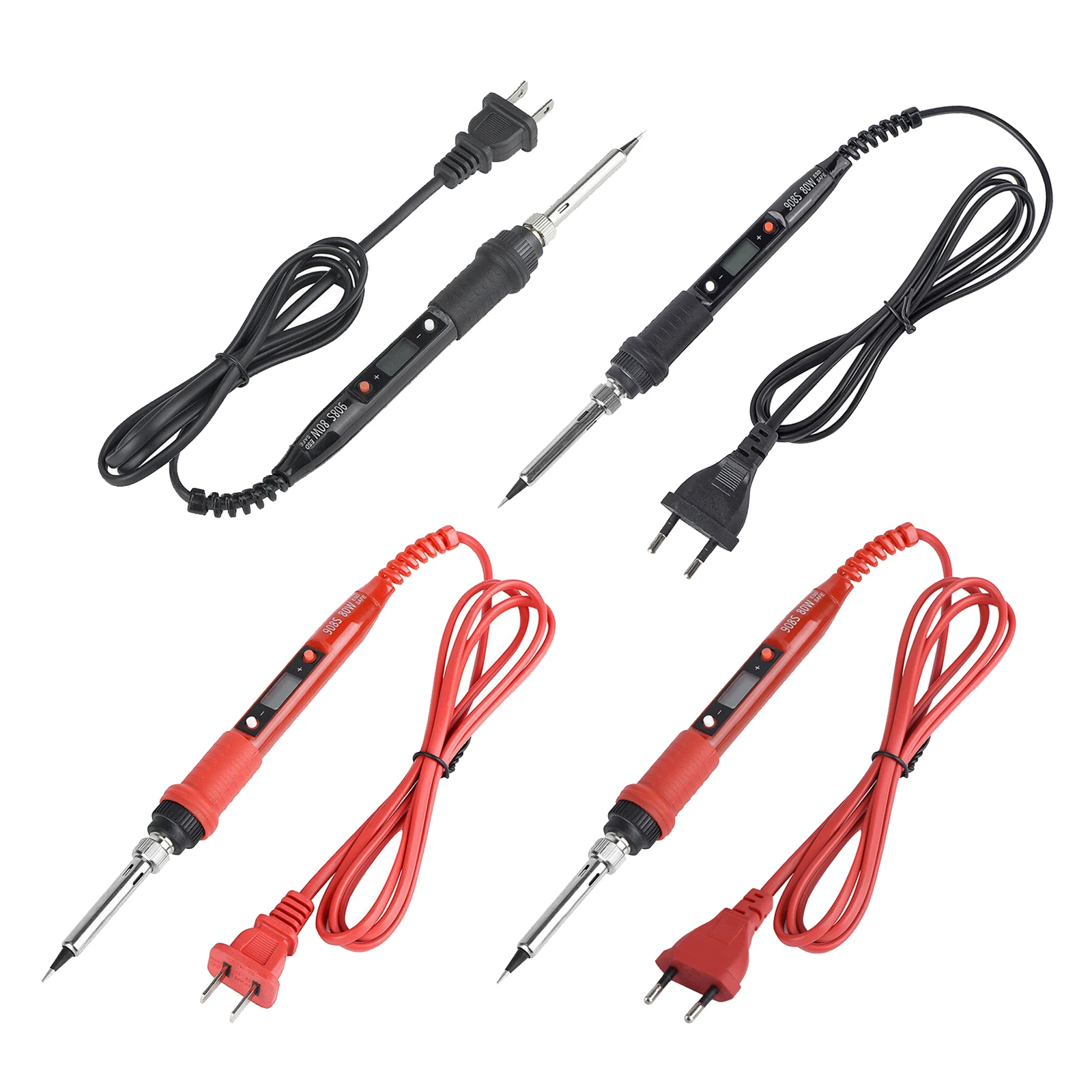 

Проводной Электрический паяльник 80 Вт 110 В, Цифровой паяльник с термостатом