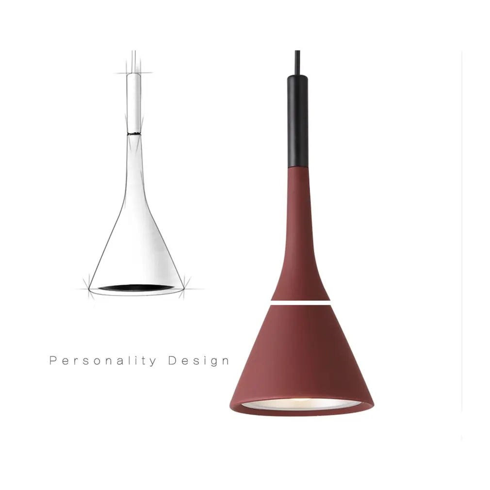 

1PC Nordic Modern LED Light Chandelier Lampshade Without Bulb Coffee Shop Bar Hanging Lamp Chandeliers For Home Derocation