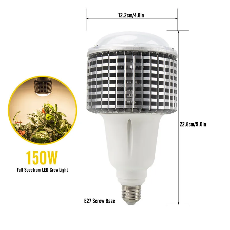 Светодиодный светильник для выращивания растений 100 Вт 150 COB высокомощный чип