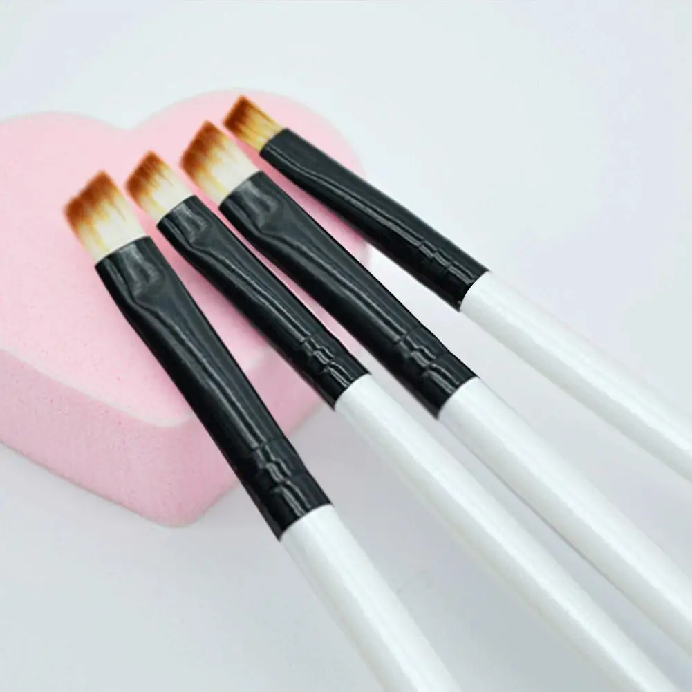 Многоцветная кисть для бровей профессиональная плоская угловая подводка глаз