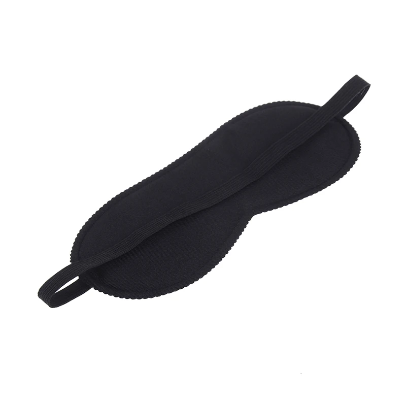 

1pc Soft Eye Mask Portable Black Fast Sleeping Eyeshade Cover Eye Shade Patch Women Men Blindfold Travel Sleep Mask