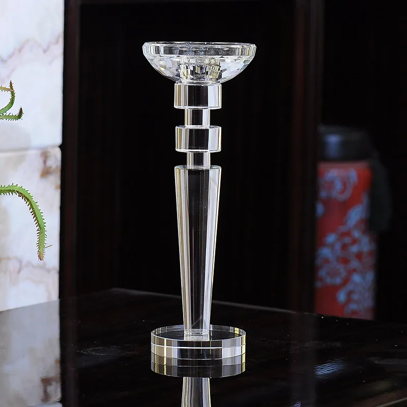 Свадебные украшения набор хрустальных подсвечников K9 из 2 нитей | Дом и сад