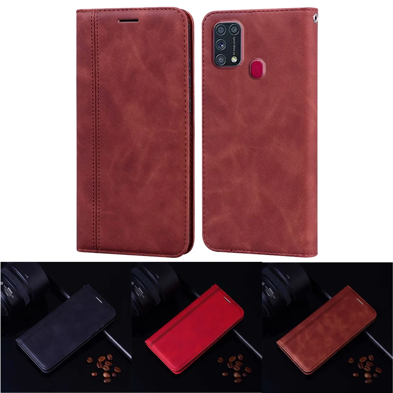 

Phone Case For Samsung Galaxy M31 Prime SM-M315F Funda Protector Flip Cover Leather Magnet Capa For Samsung M31 чехол Shell Etui