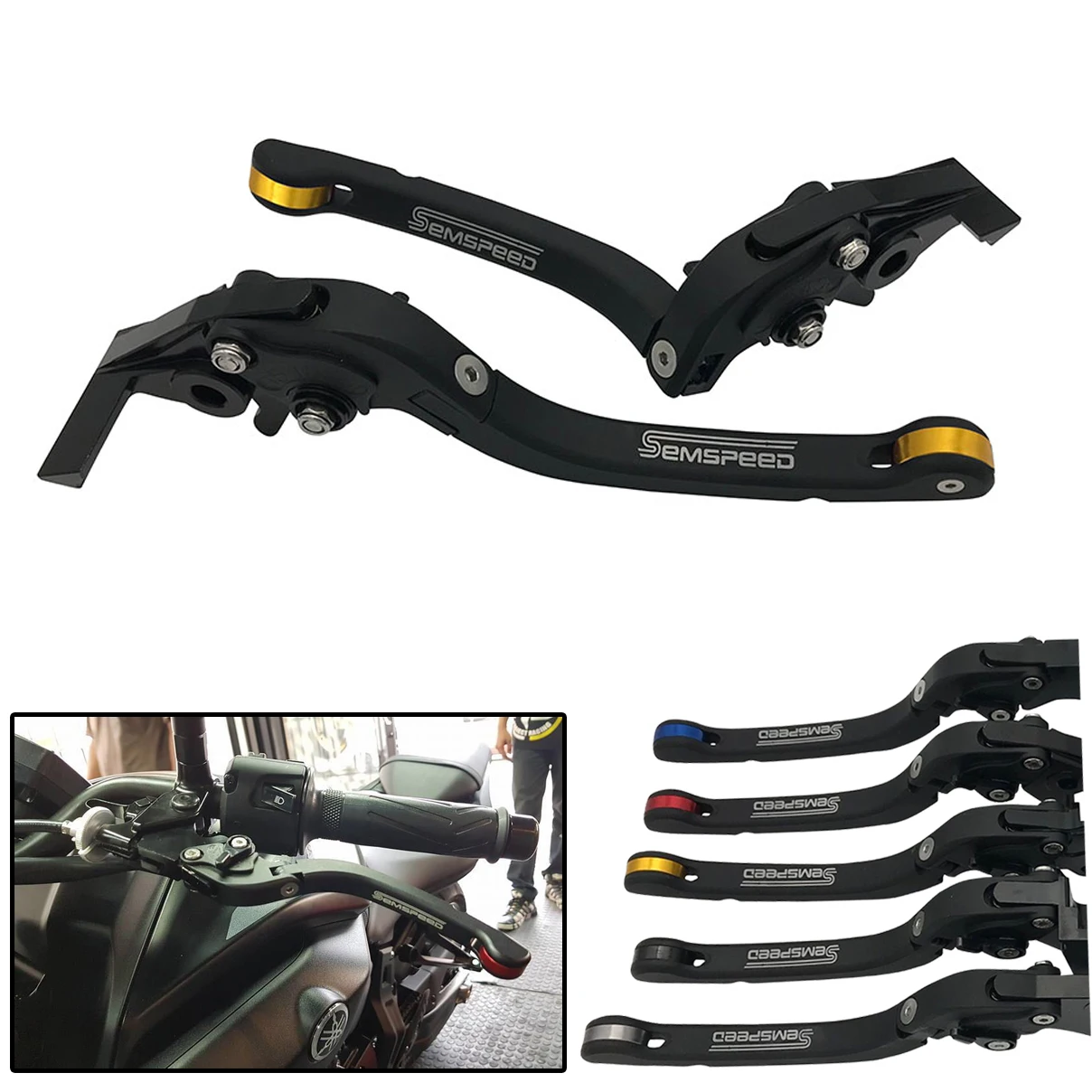 SEMSPEED для GSXR1000 2005 2006 GSXR600 GSXR750 GSXR 600 750 2010 CNC мотоциклетные регулируемые складные