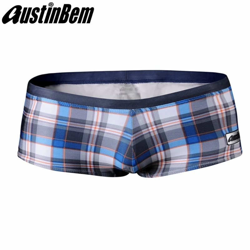Купальные костюмы AUSTINBEM, купальные костюмы для мужчин, Maillot De Bain Homme, сексуальные, с низкой талией, сетчатые мужские плавки для пляжа, купальный костюм с шортами - Цвет: 12