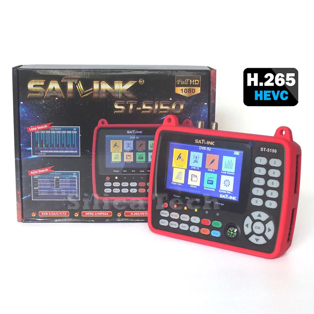 SATLINK ST 5150 DVB S2/T2/C COMBO H.265 HEVC спутниковый Finder метр превзойти WS 6980 6933 6916|Спутниковое ТВ|
