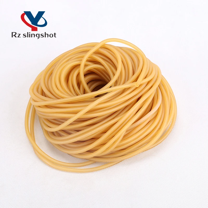 

10m Slingshot Round Rubber Band Natural Latex Tube Type 1745 1842 2050 Catapult Accessories for Outdoor Sports Hunting Shooting