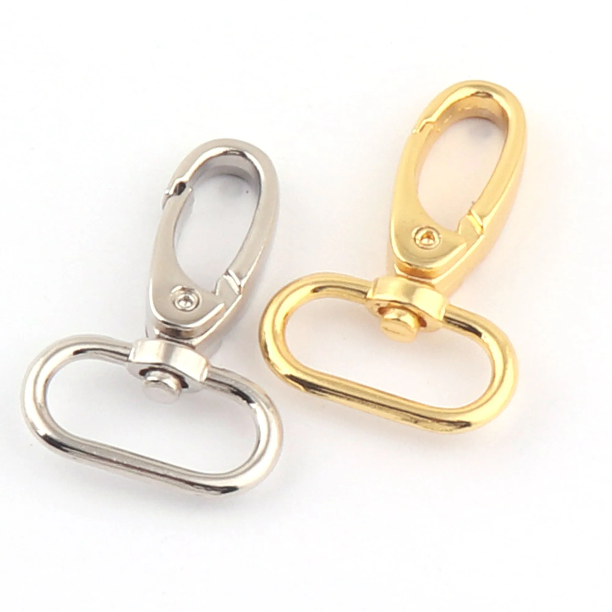 Шарнирные застежки для ключей с карабином золотого/серебряного цвета клипса на