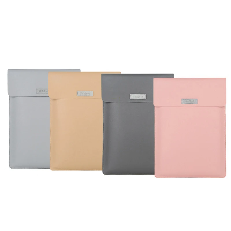 

PU Leather Laptop Bag Tablet PC Waterproof Wear-resistant Sleeve Notebook Computer Pouch Case for Macbook Air Pro Surface Pro