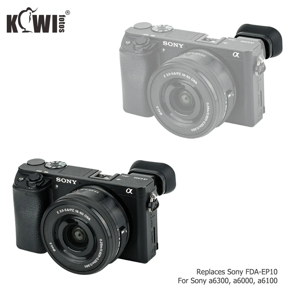 Обновленная мягкая камера видоискатель окуляр длинный наглазник для sony A6100 A6300 A6000 заменяет sony FDA-EP10