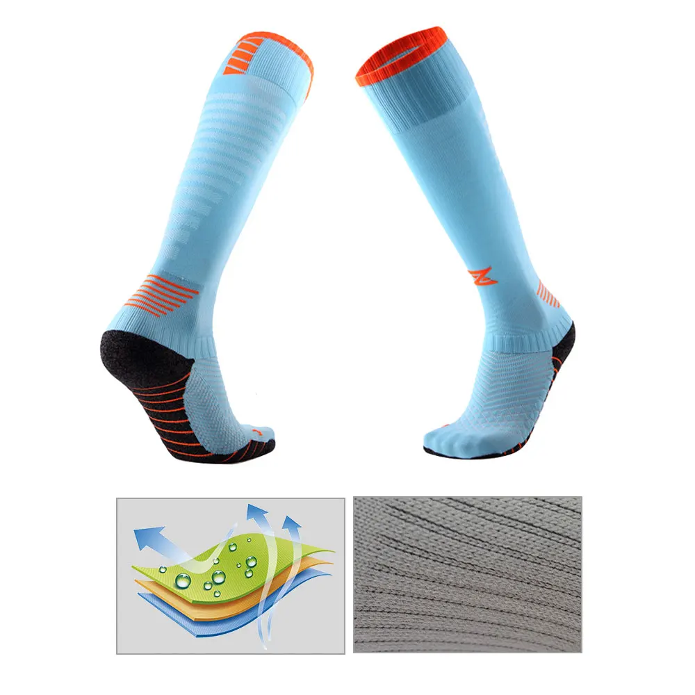 Мужские Нескользящие носки BYEPAIN 1 пара спортивный для футбола|Брекеты и