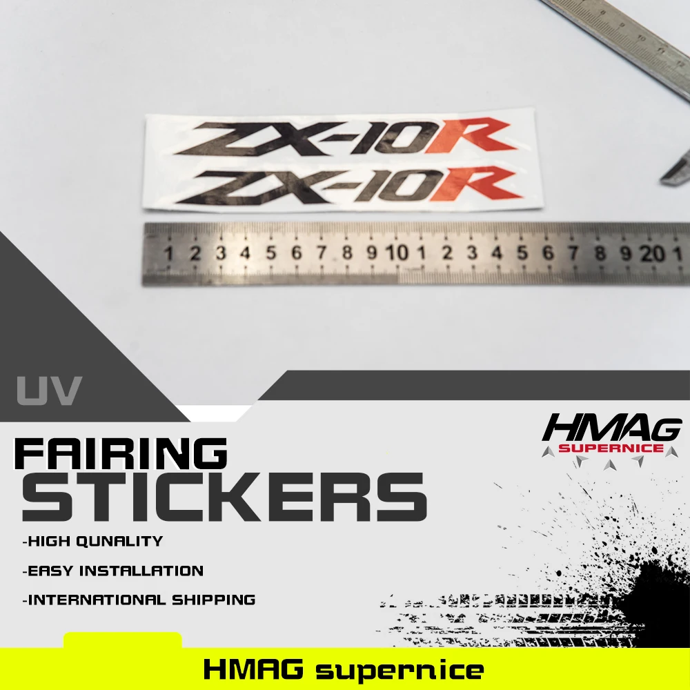 

Fairing Upper Fairing Decals Stickers 3M Sticker 1Pair For Kawasaki ZX10R 10R