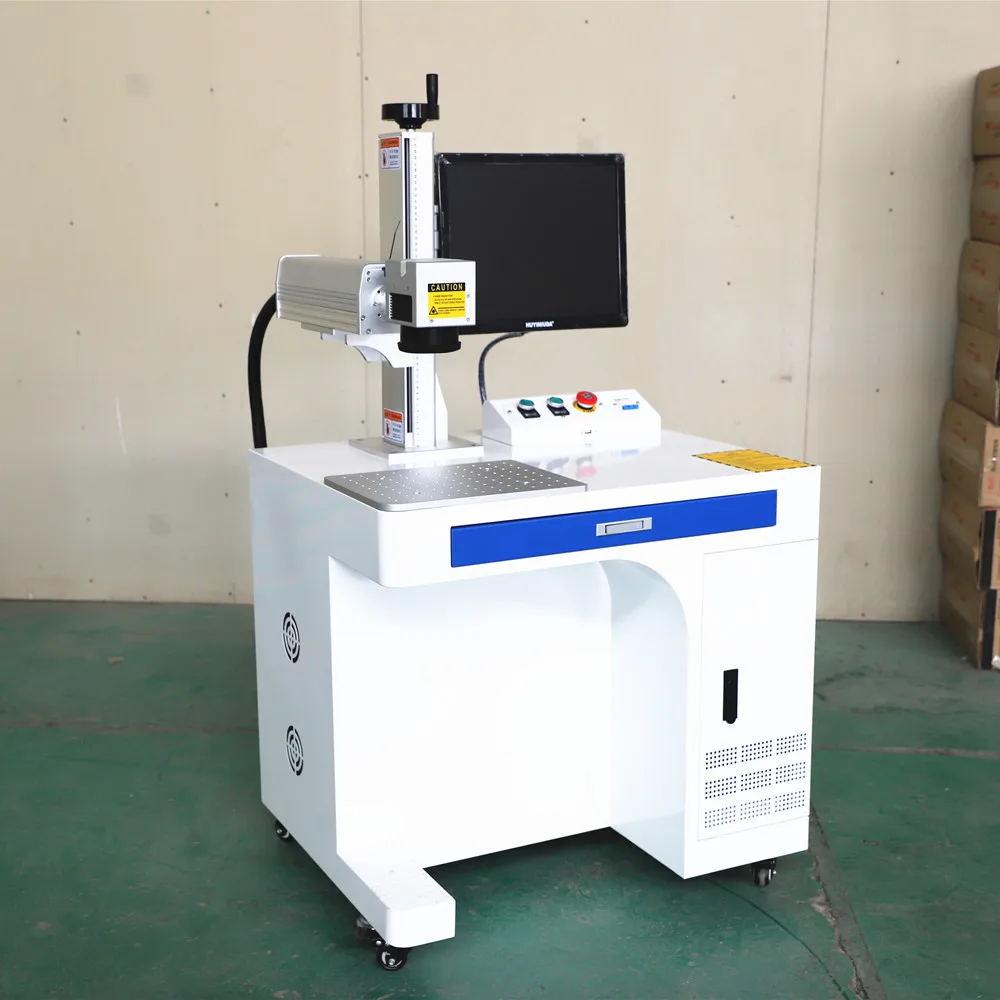 

Jinan Raycus 50W Fiber Laser Marking Machine with Auto Foucs Laser Engraving Machine and Rotary Tools