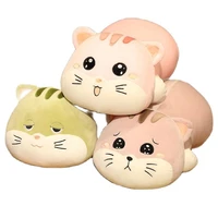 456075cm kawaii lying cat plush toys stuffed cute cats doll lovely animal pillow soft cartoon cushion kid christmas gift