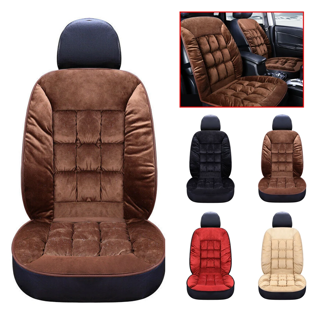 Universal Winter Front Car Seat Cushion Soft Warm Cover Pad Mat Plush 110*50cm | Автомобили и мотоциклы
