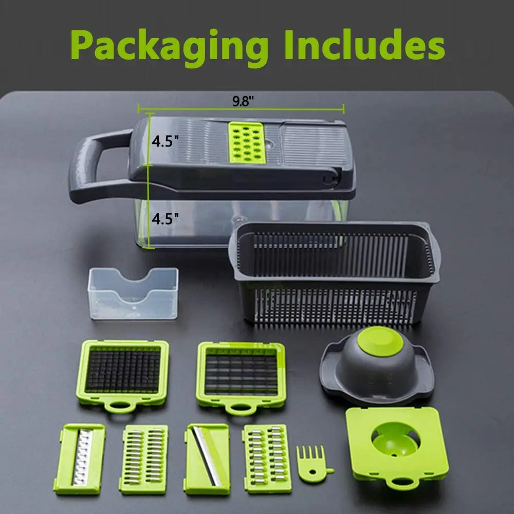 

Vegetable Cutter Multifunctional Mandoline Slicer Fruit Potato Peeler Carrot Grater Kitchen Accessories Basket Vegetable Slicer