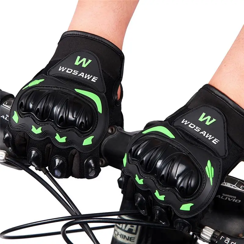Wosawe Windstopper велосипедные Мотоциклетные Перчатки Guantes Ciclismo windstop полный палец