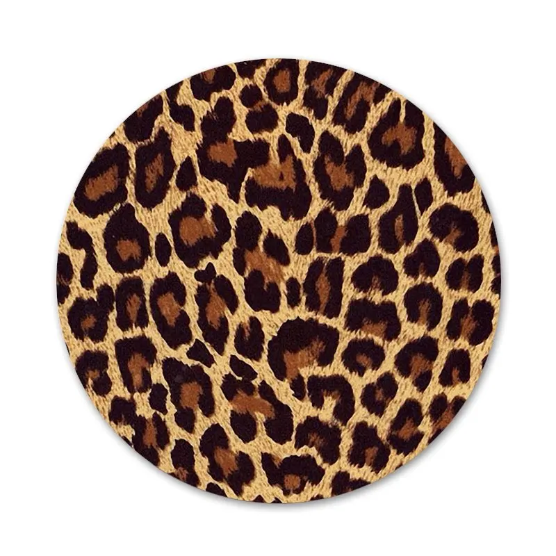 Модные значки с гепардовым леопардом Ягуаром украшения броши металлические для