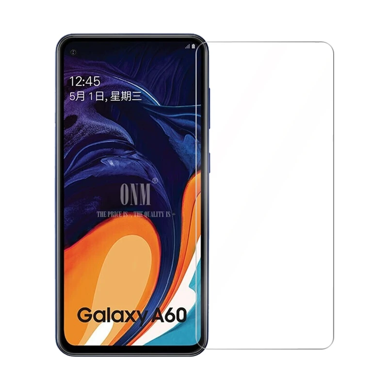 2 шт закаленное стекло для Samsung Galaxy A60 защита экрана 2.5D 9H защитная пленка 6