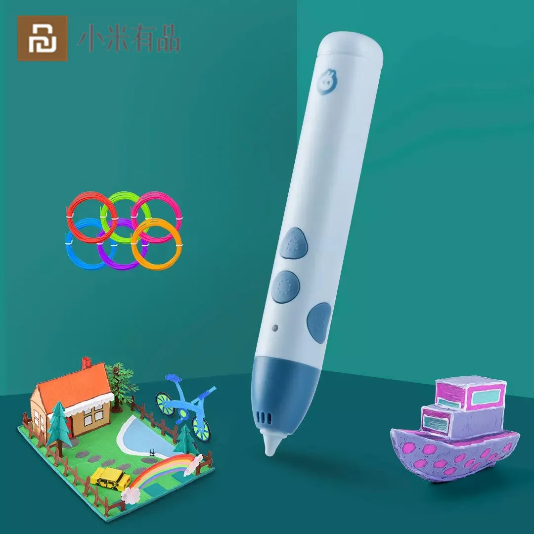 

3D Printing Pen USB Rechargeable Crafts Drawing Tool Safety Graffiti Educational Toys for Beginners & Kids From Xiaomi Youpin