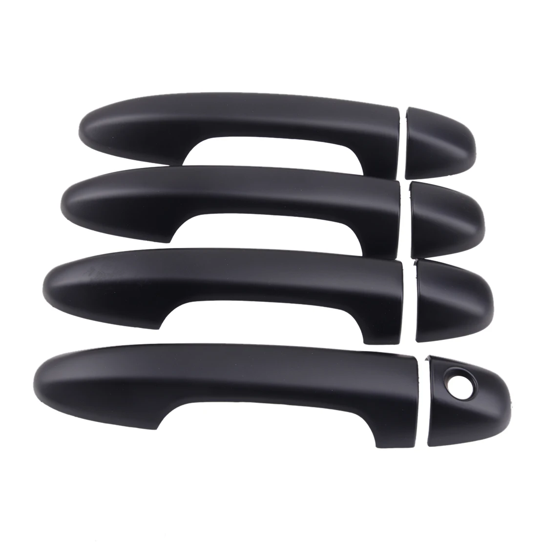 

8 шт./компл. крутая черная накладка на боковую дверную ручку автомобиля, отделка, Стайлинг, подходит для Toyota Tacoma 2016 2017 2018 2019 2020