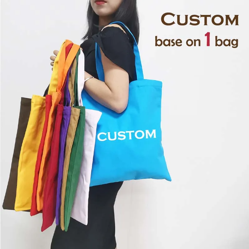 

Персонализированная Сумка-тоут, черные экологически чистые сумки для покупок, Женская яркая Холщовая Сумка-тоут через плечо, тканевая сумк...