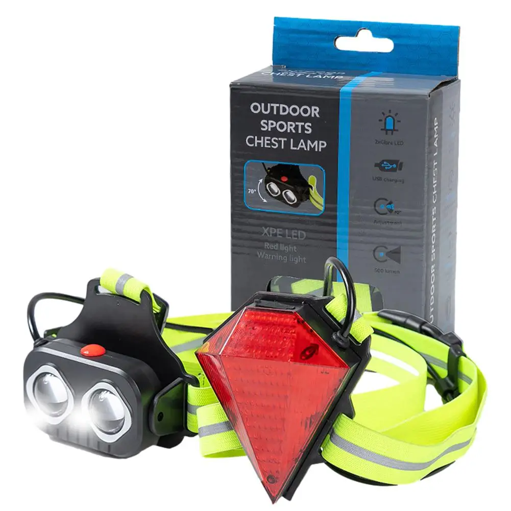 

Bike Running Safe Reflective LED Vest Highlight Strap Night Safety Warning Clothing For Cycling Running Jogging Climbing Hiking