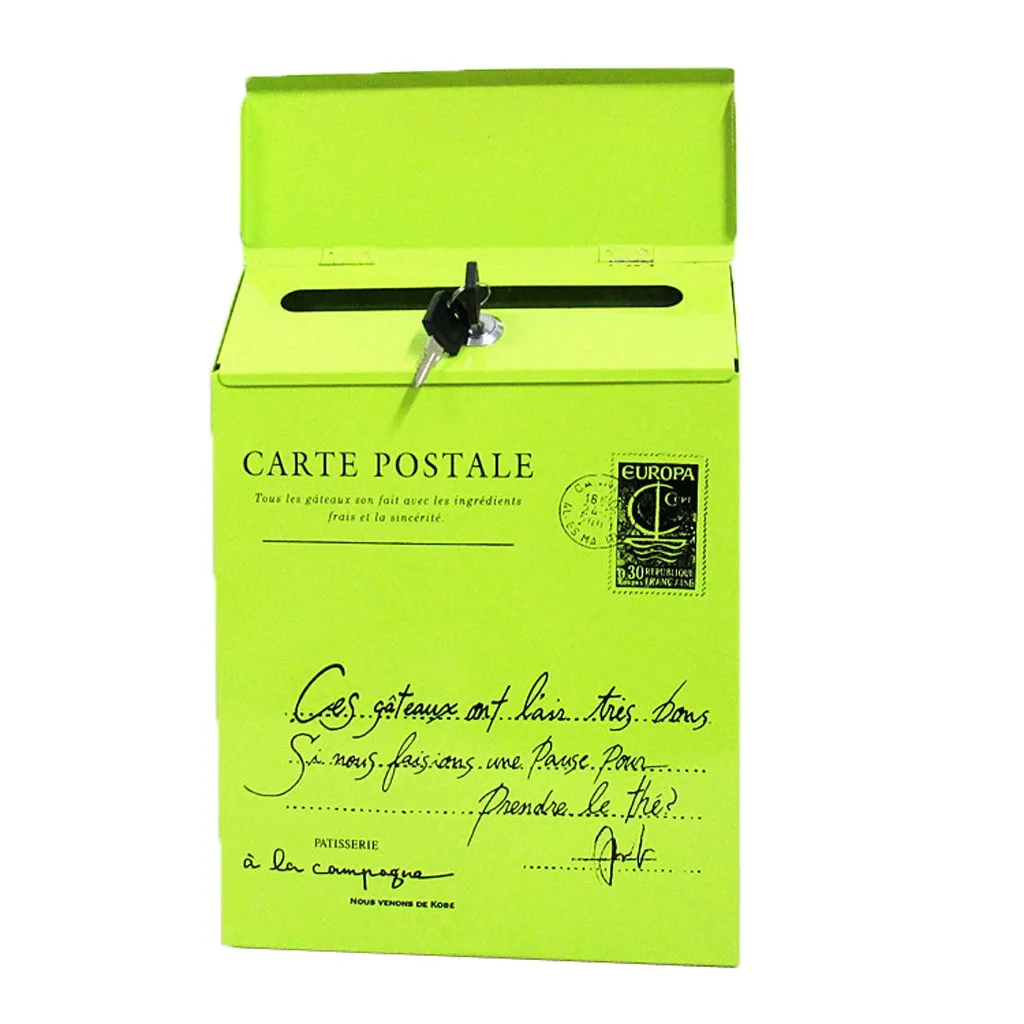 Винтаж Ретро настенное крепление почтовый письмо ящик для газет