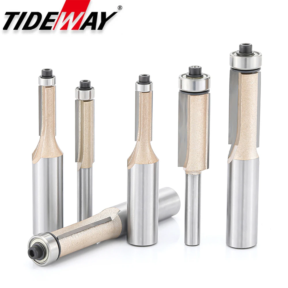 Tideway Фрезерные фрезы для дерева 1/2 1/4 хвостовик Деревообрабатывающие инструменты