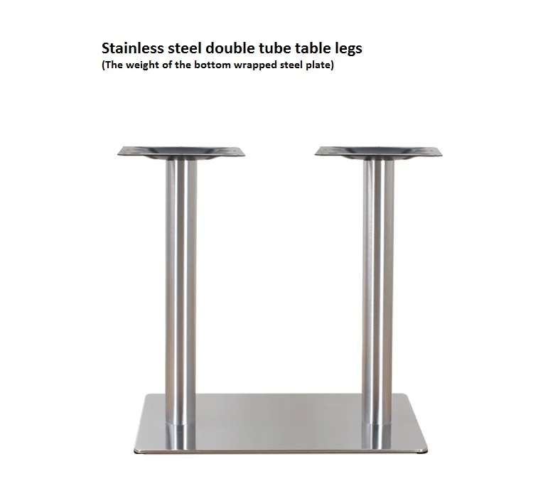 Подвал из нержавеющей стали с двумя трубками|stainless steel table base|carton packpacking carton |