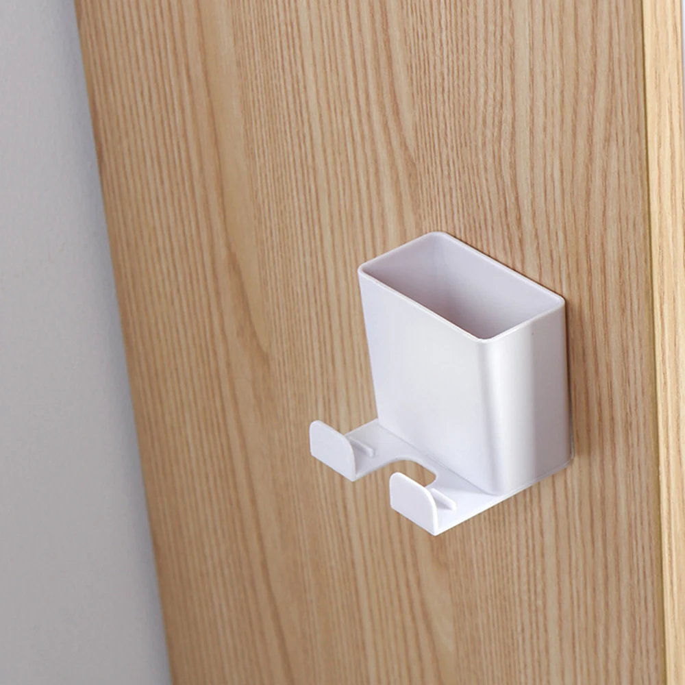 Remote control storage rack wall-mounted remote box mobile phone charging bracket | Дом и сад
