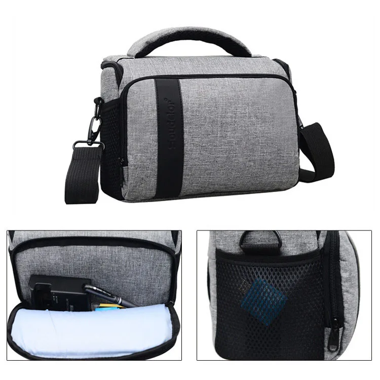Сумка через плечо для камеры сумки одноцветные мужские с цифровым механизмом