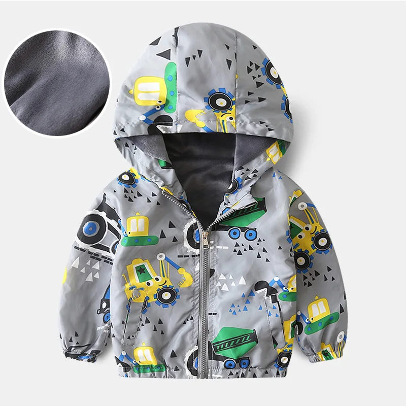 Детская одежда для маленьких мальчиков и девочек осенне зимняя модная Вельветовая ветровка на молнии с