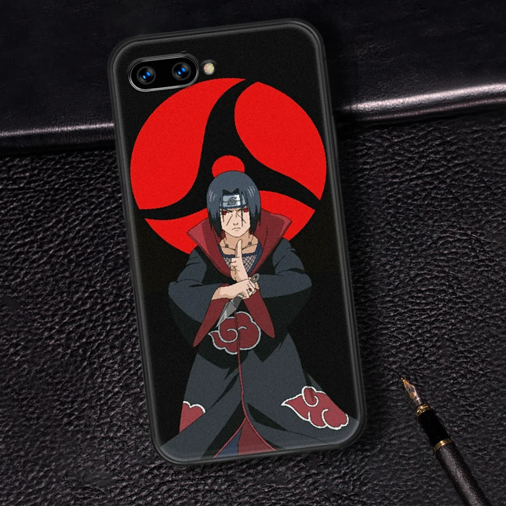 

NARUTO Uchiha Itachi Phone Case Cover Hull For HUAWEI Honor 6A 7A 7C 8 8A 8S 8x 9 9x 10 10i 20 Lite Pro black Back Painting