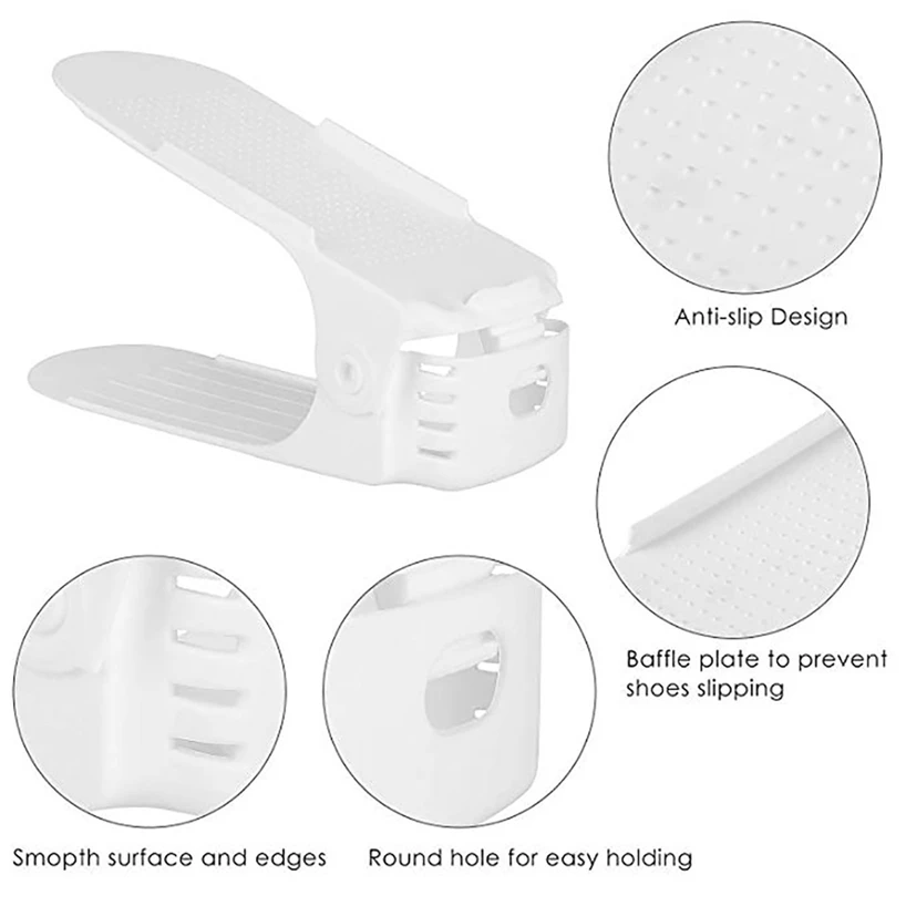 Креативных и удобных Пластик стеллаж для хранения обуви коробка экономит