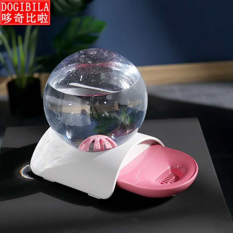 Дозатор воды для домашних животных аксессуары собак бутылка кормушка миски