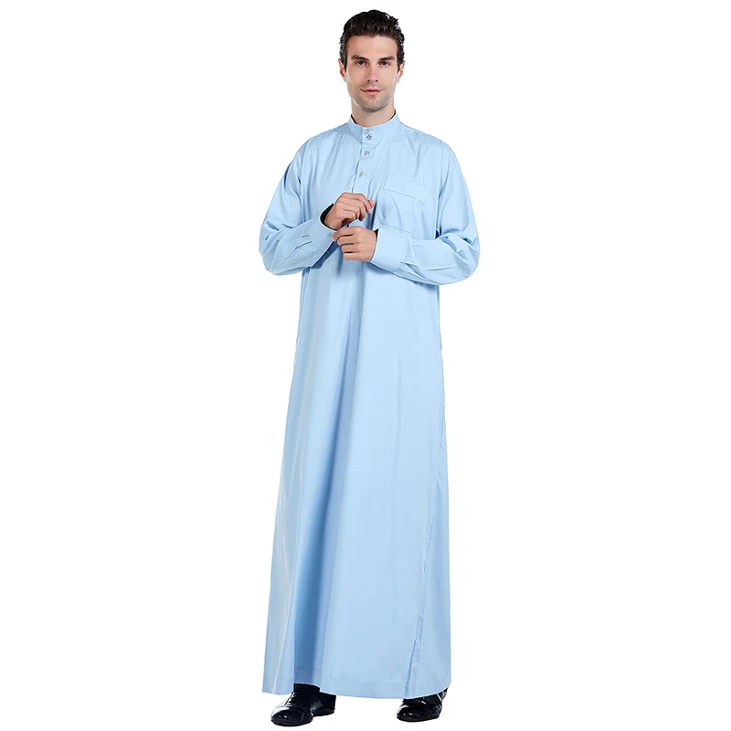Мусульманское платье Abaya Пакистан мусульманская одежда мужской арабский халат