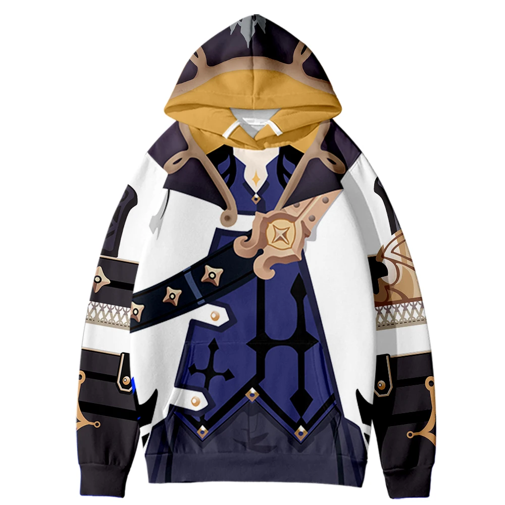 

Genshin Impact Albedo 3D Fashion Fall Winer Suit Hoodies Sportswear Hooded Youthful Kawaii Japan Women/Men The hooded