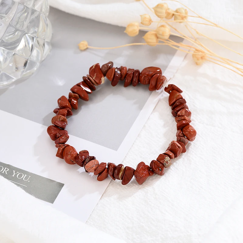 2019 Модный женский браслет с натуральными цветными кристаллами | Украшения и