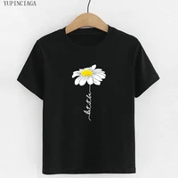 2020 new harajuku t shirt women floral print korean style t shirts kawaii short sleeve female streetwear tee tops s xxl 10 color