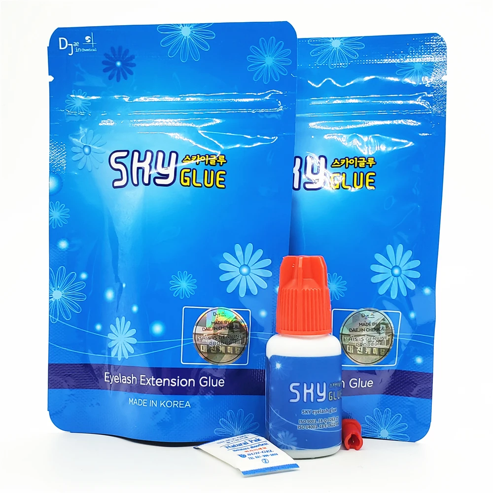 10 бутылок самый быстрый Корея небо клей для наращивания ресниц красная крышка 1 2s