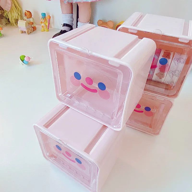 1 шт. Многофункциональный улыбка стол организатор ящик для хранения вещей чехол