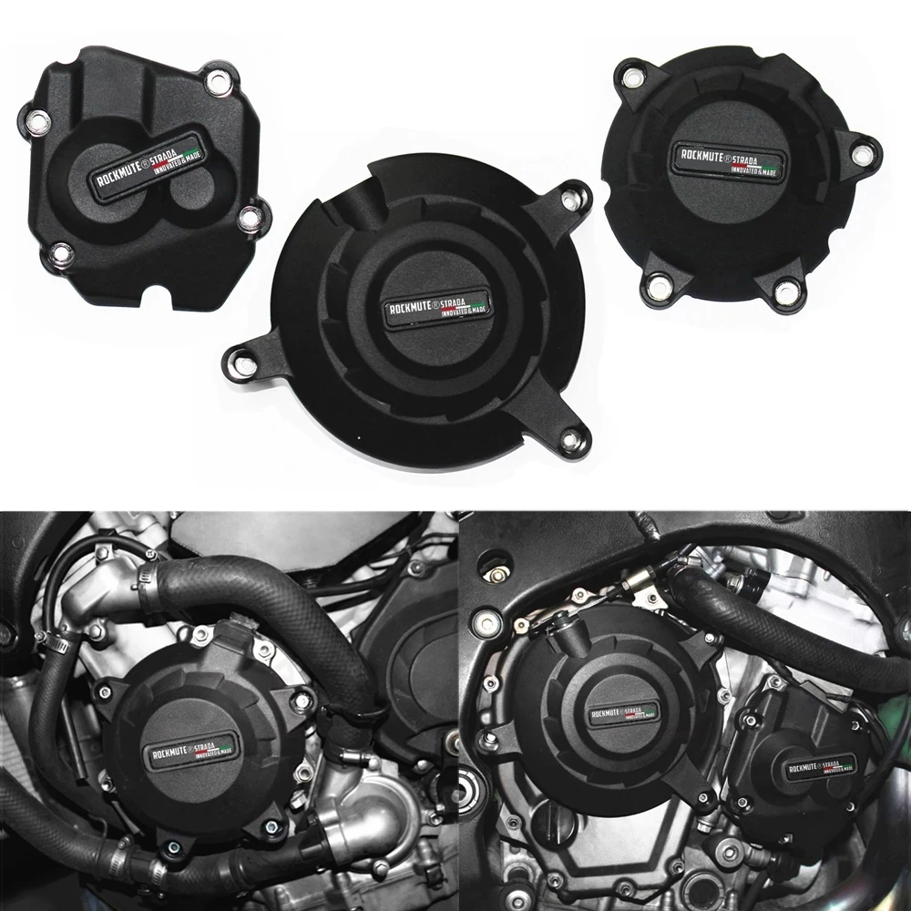 

Gear Box Engine Full Cover Crash Protector Slider Pad For Kawasaki ZX10R ZX-10R 2011-2020