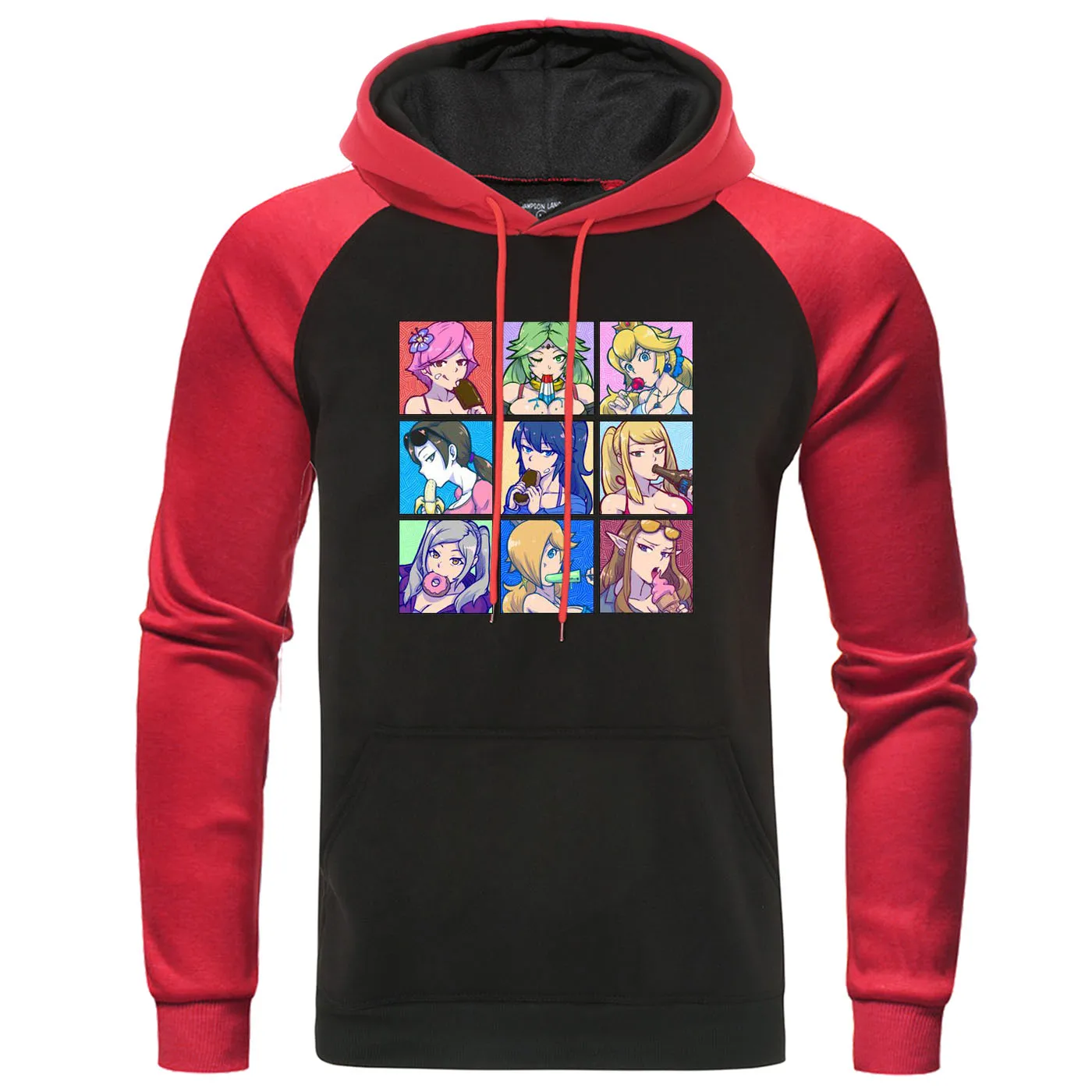 Толстовка мужская флисовая с капюшоном Super Smash Bros на осень/зиму | Мужская одежда