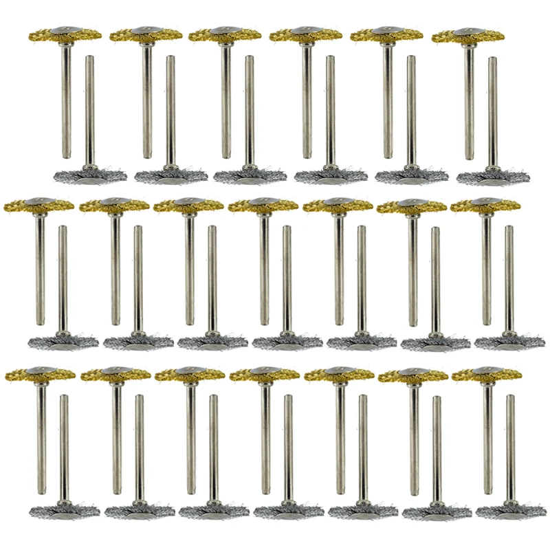 Диск со стальной проволокой и щеточкой 40 шт фотодиск для вращающегося