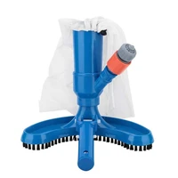 mini swimming pool vacuum cleaner handheld spring spa fishpond aquarium vacuum cleaner brush sprayer cleaning tools