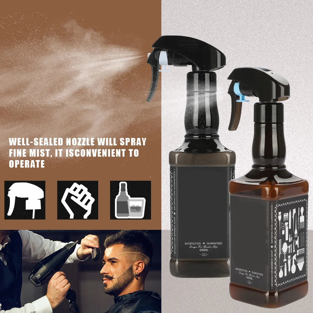 Пластиковый распылитель для виски 500 в стиле ретро бутылка с распылителем воды