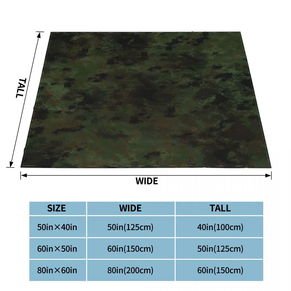 Camo Camouflage Blanket Fleece Print Military Breathable Lightweight Thin Throw for Sofa Office Bedding Throws | Дом и сад